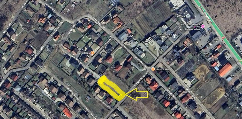 Teren de vânzare Corunca, zona Pensiunea Koronka