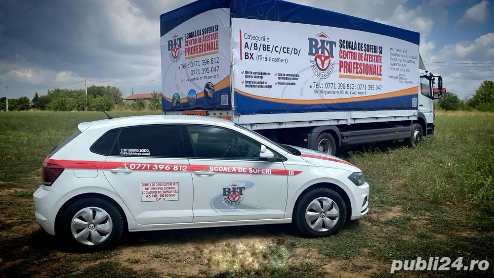 Angajam instructor auto categoria B , C , CE