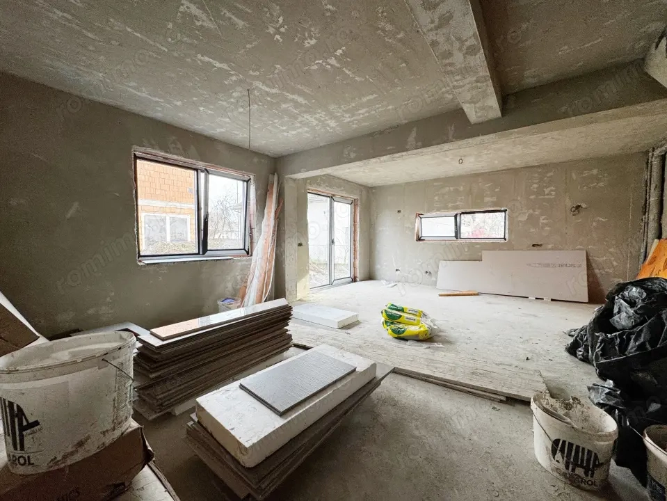 Duplex 4 camere, 100mp utili +12mp terasa, pozitie excelenta -Giroc 