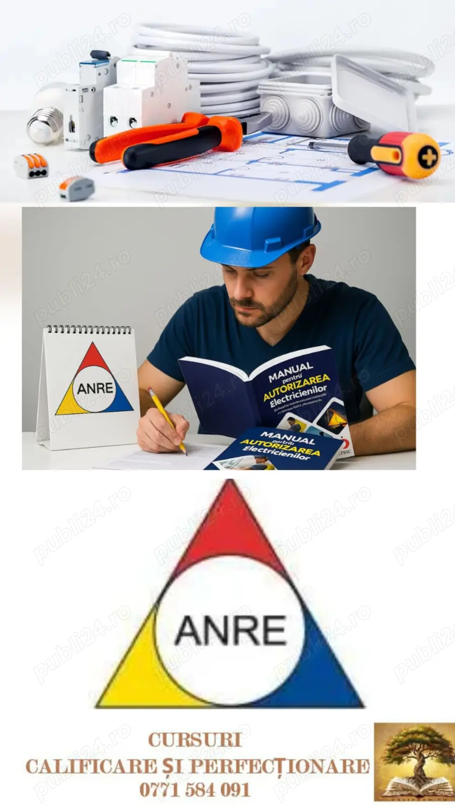 Instalator instalatii electrice   CURS ANRE