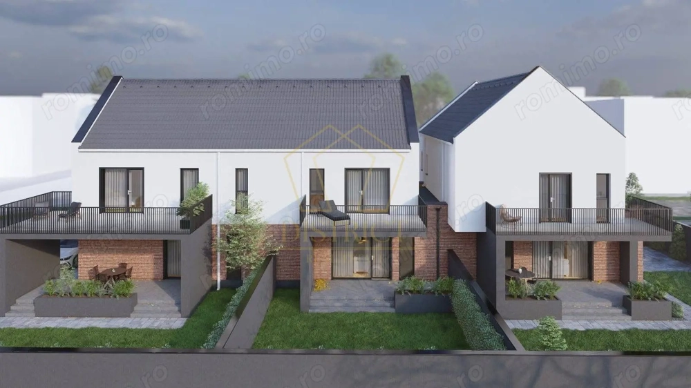 Duplex modern cu 4 camere | Eficient energetic | Sacalaz
