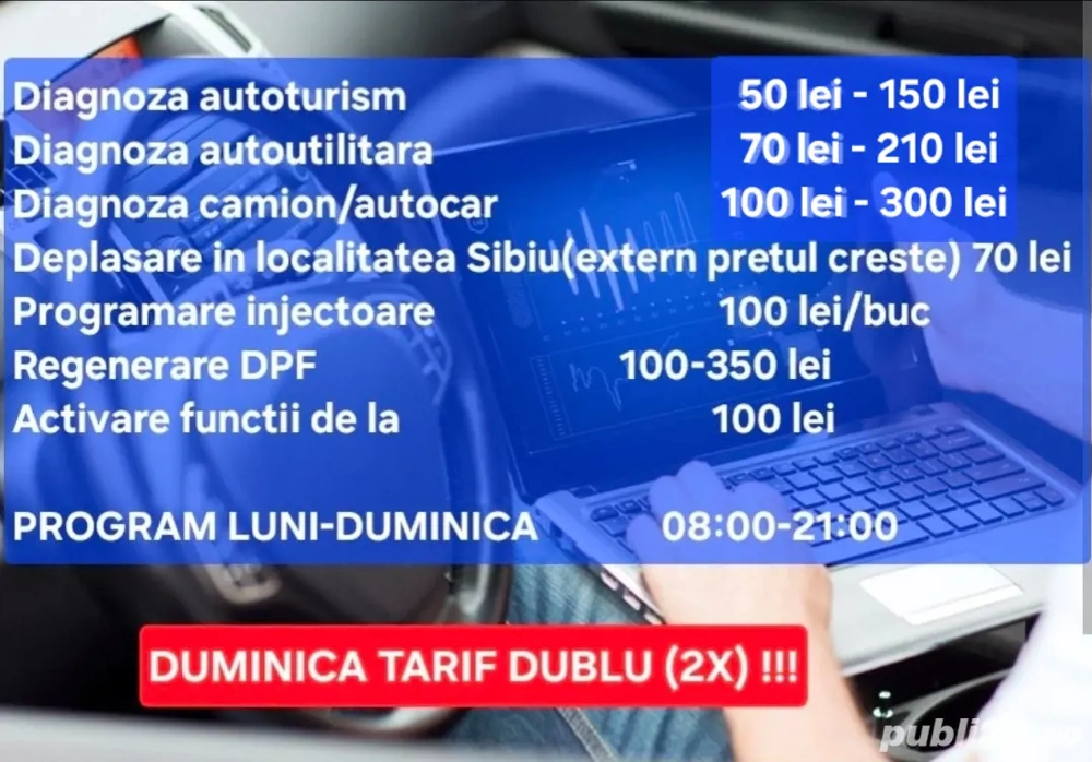 Diagnoza Auto camion,50lei Erori Regenerare DPF filtru particule