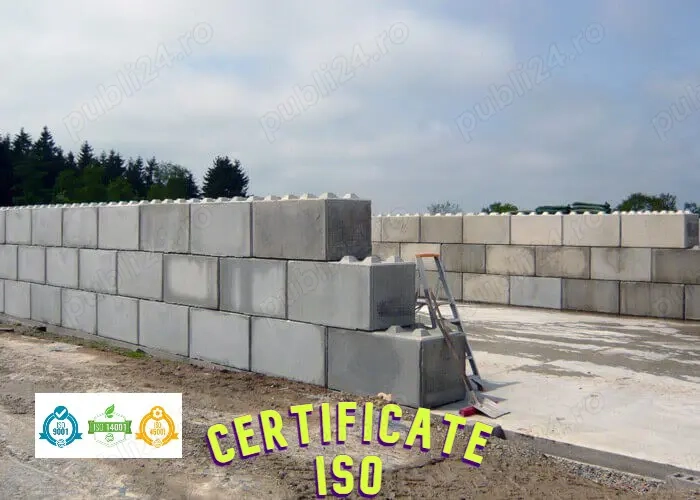 Blocuri din beton - diferite dimensiuni + Video