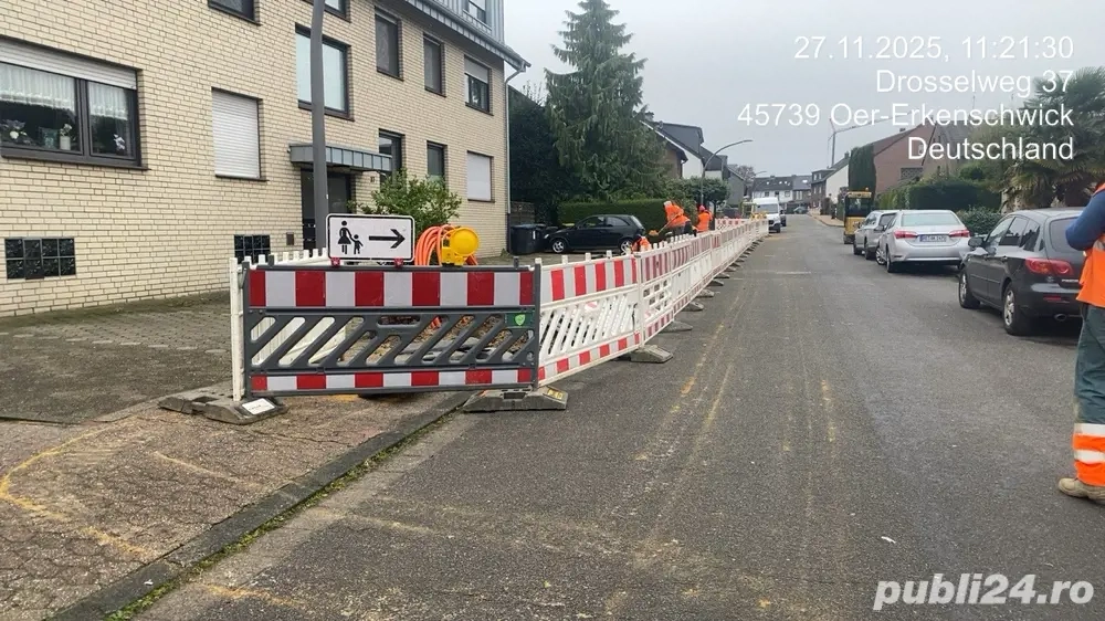 Angajam personal cu experienta la fibra optica in Germania