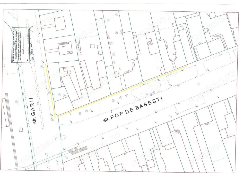 Teren intravilan 8.000 mp, zona centrala Timisoara