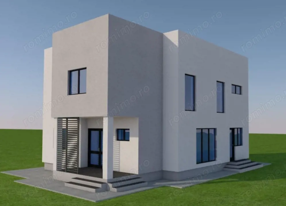 Casa P+1 zona Damila, teren 613 mp, 2 fronturi 