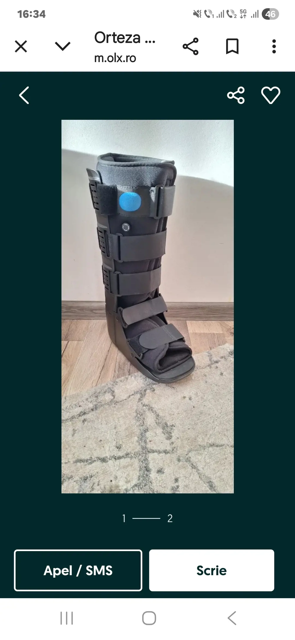orteză glezna