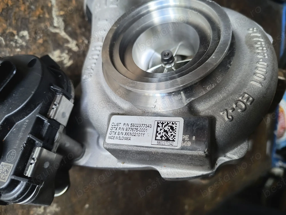 5802377343 5802815821 877675-5001S 900454-0001 Garrett Turbosuflanta Iveco Daily VI 2.3 Euro 6 