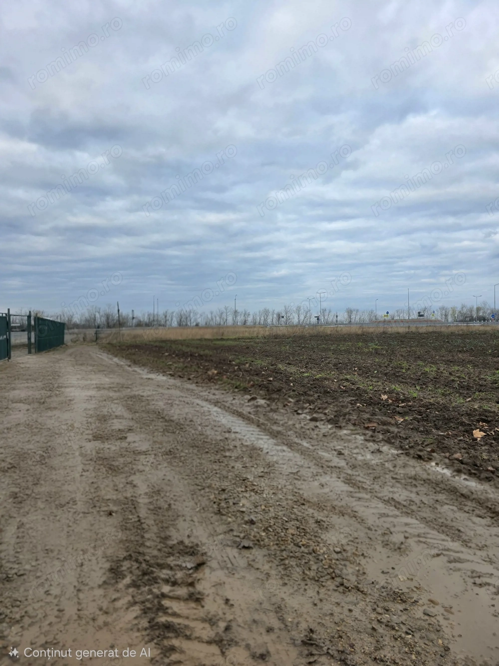 Teren la intrare in Biharia