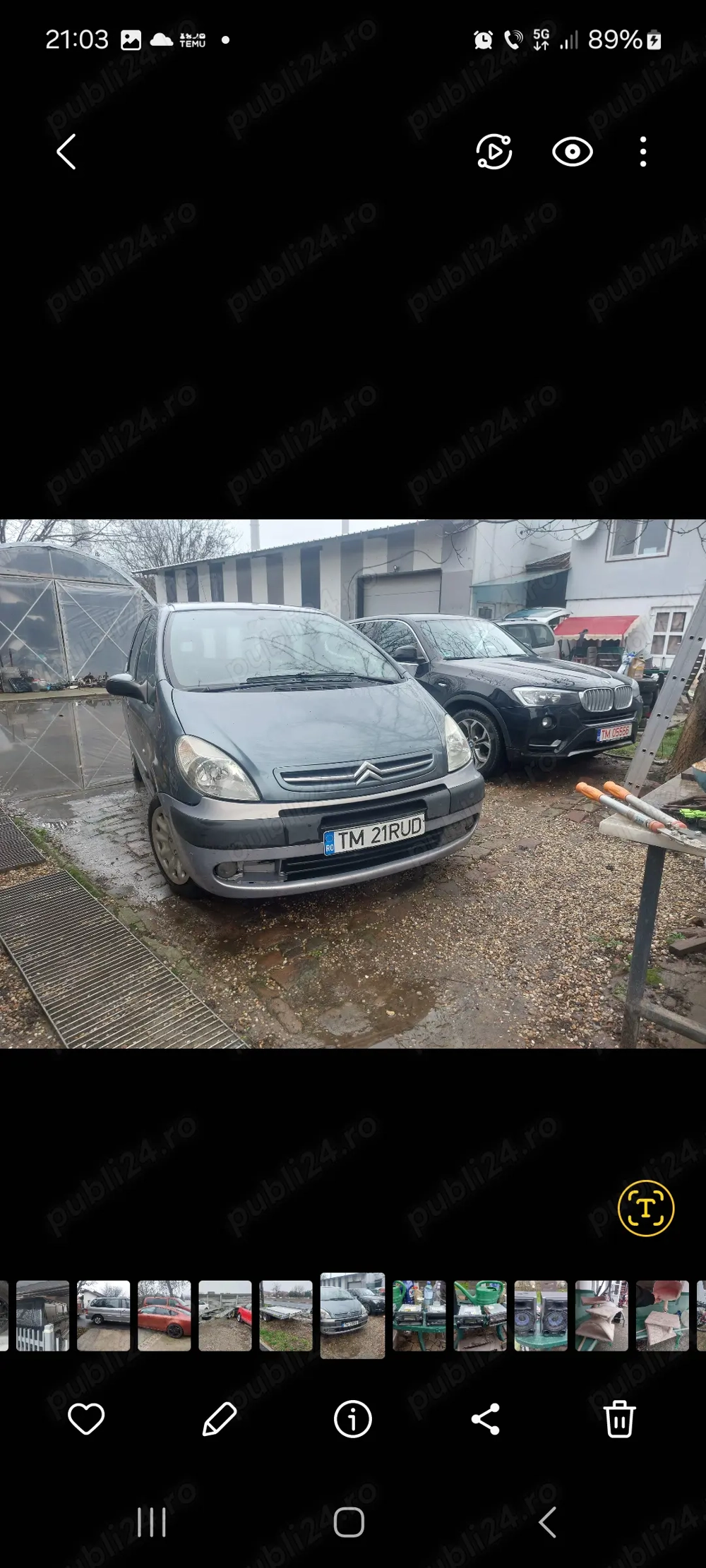 Citroen Xara Picaso an 2008 1,6 Hdi