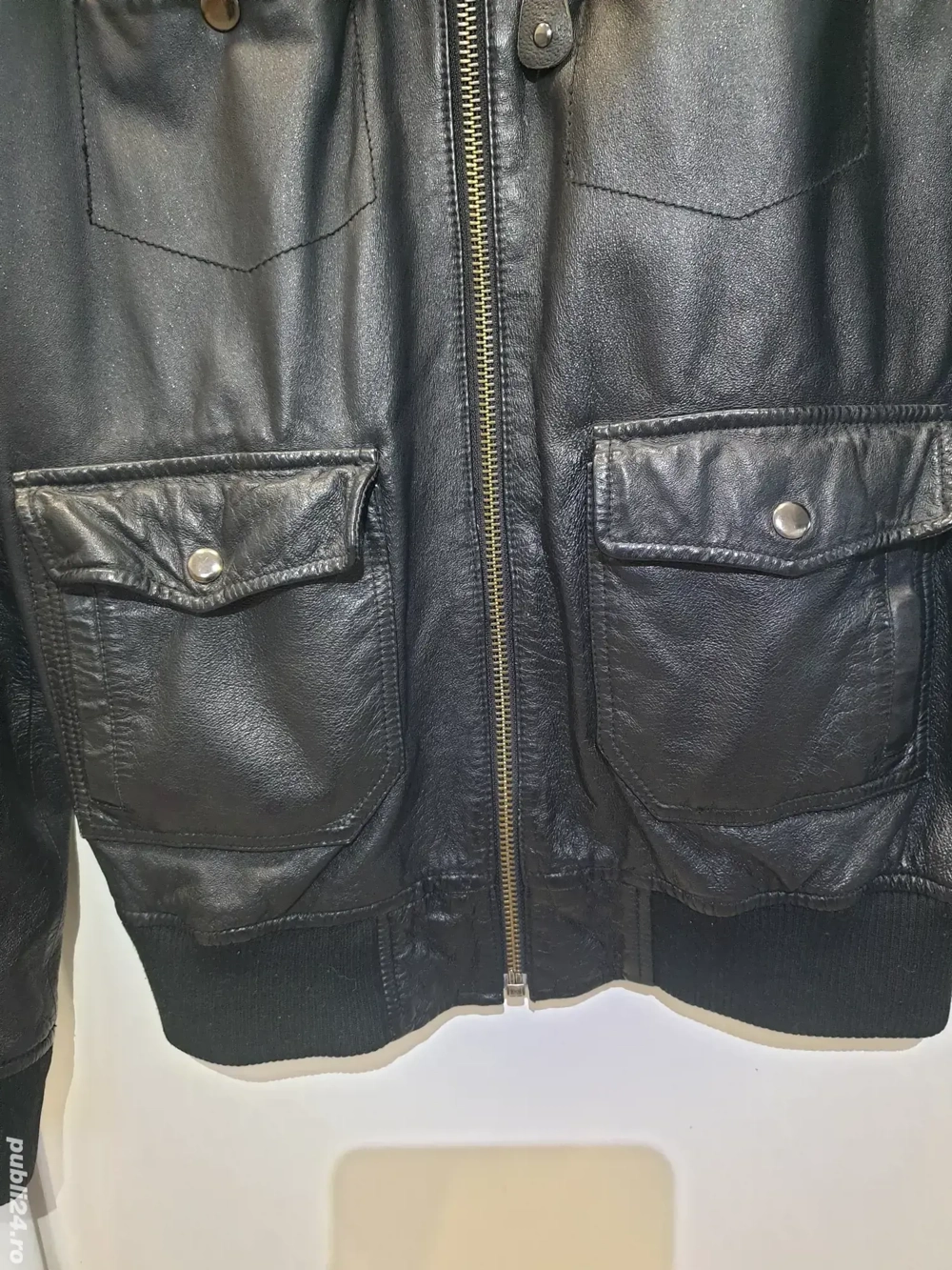 geaca aviatie,piele naturala