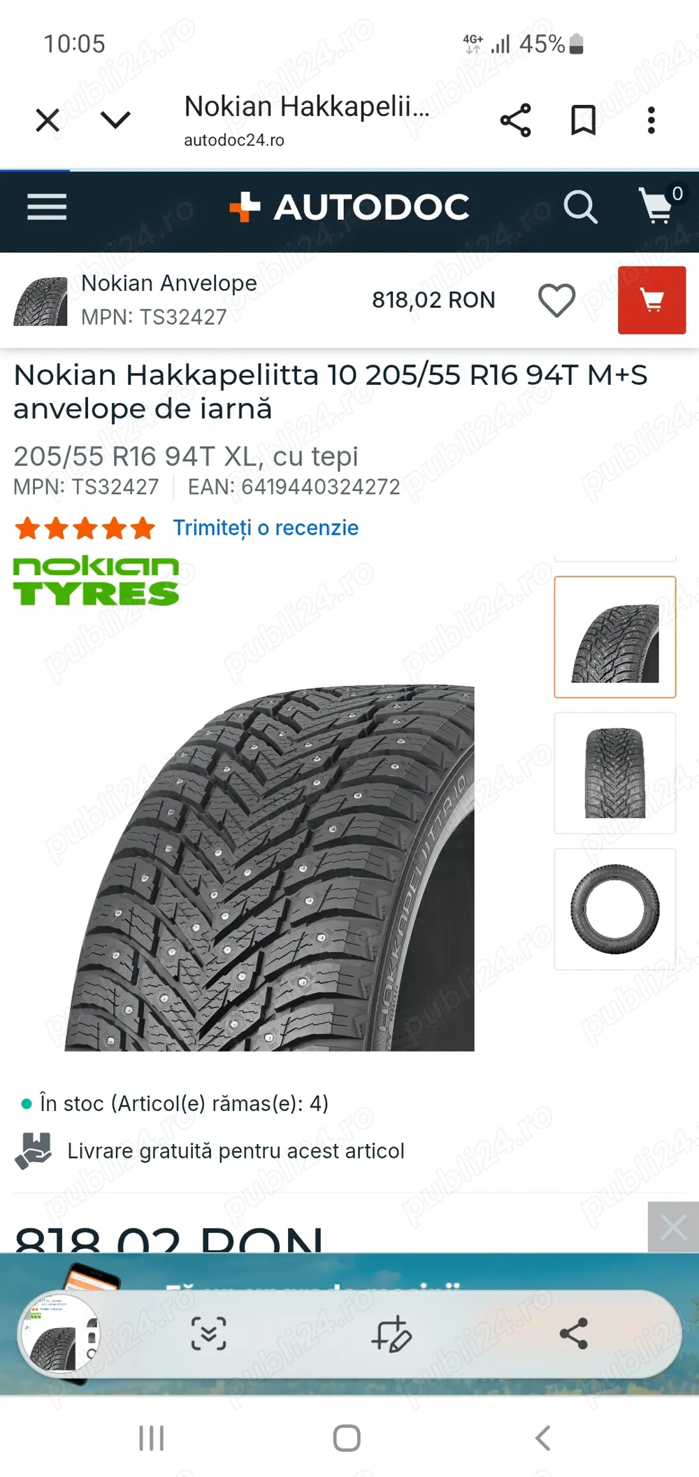 Anvelope de vânzare 