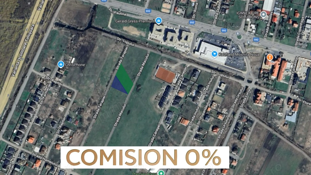 COMISION 0 | Teren intravilan + Zona Verde | 3044 mp | Mosnita Noua