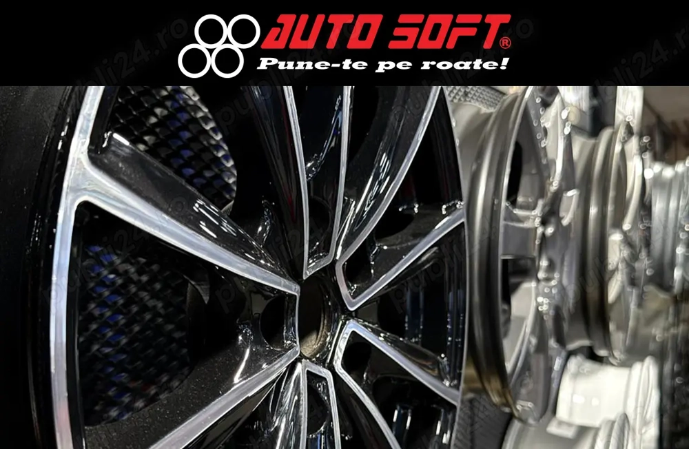 Diamond Cut jante CNC – față strunjită premium