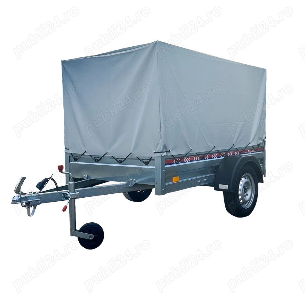 Remorca auto REPO RRS 2100 x 1150 x 340 mm 750 kg. cu cadru si prelata