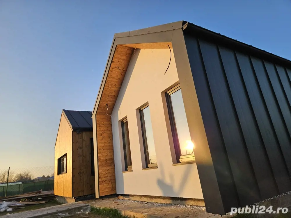 Casă modernă stil scandinav, 3 dormitoare, teren 513 mp   Adunații Copăceni | 115.000  