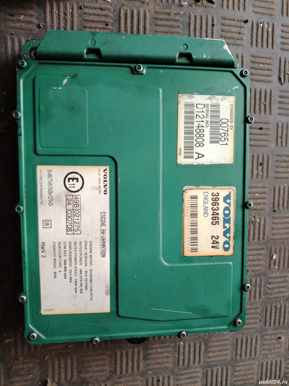 Vand calculator (ECU) pentru camion Volvo FH12