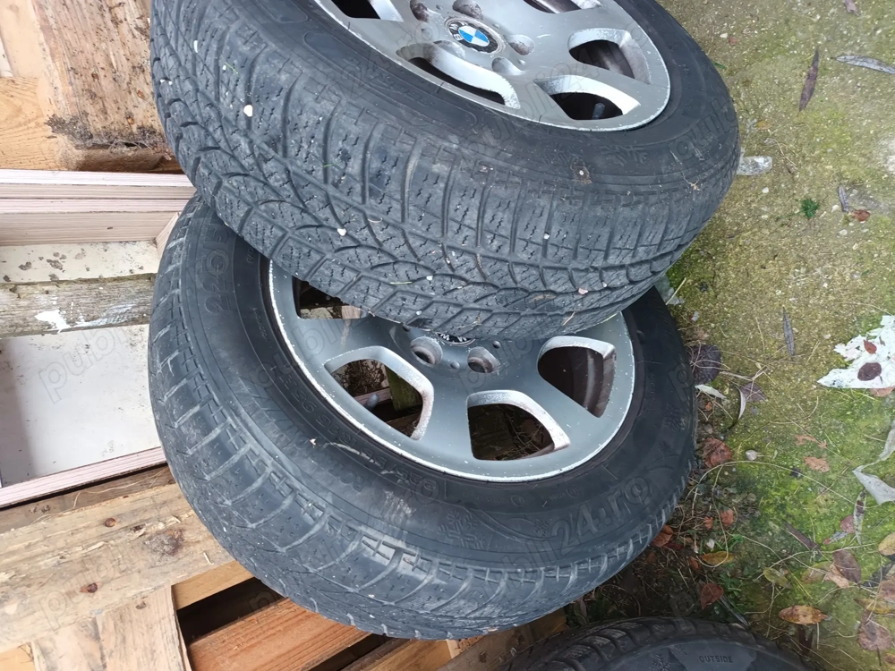 Set jante cu anvelope iarna 225/55 R16
