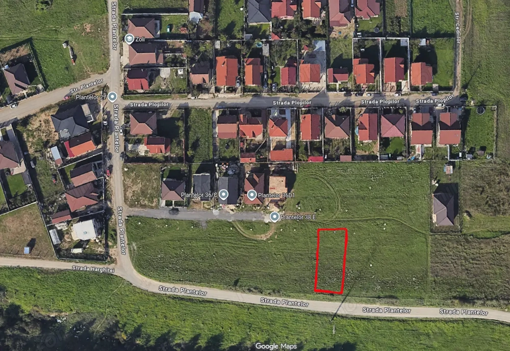 Teren intravilan 572mp   Strada Plantelor, Episcopia Bihor, Oradea