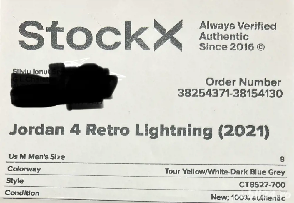 Jordan 4 Retro Lightning