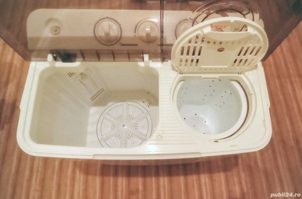 Mașină de spălat rufe semiautomata cu storcător 