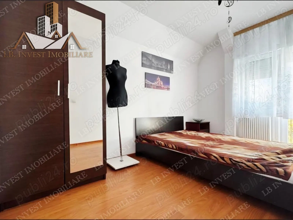 Apartament cu doua camare-Aradului-mobilat&utilat