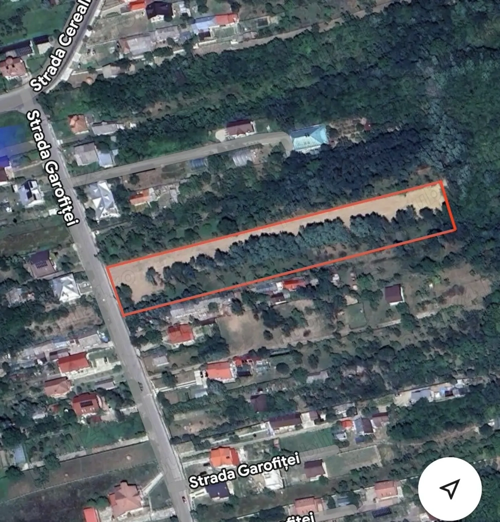 Teren Pucioasa 4800m Deschidere 19m la Str Garofitei Intravilan