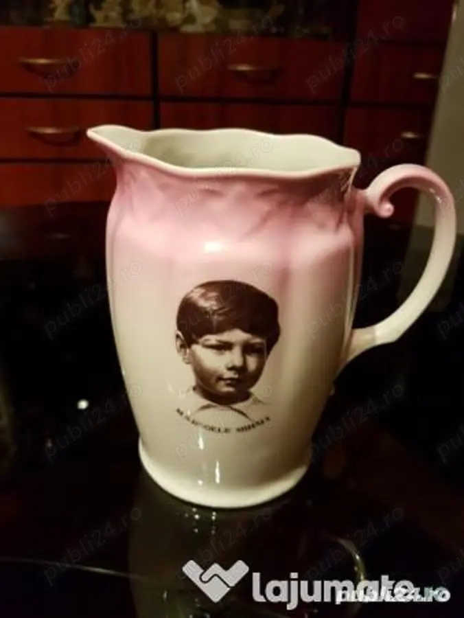 VandCana portelan cu MS Regele Mihai copil 1927, Antichitate impecabila