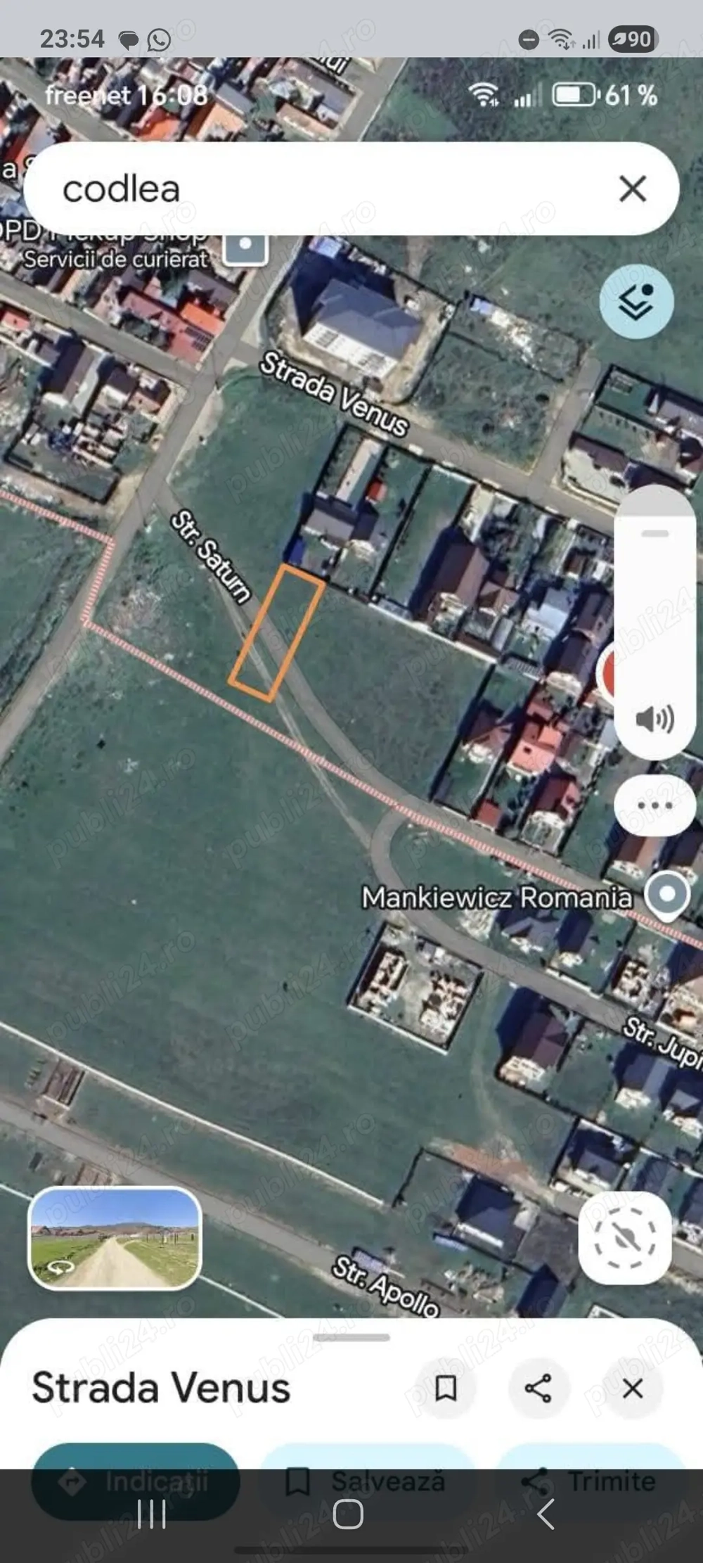 Vânzare teren intravilan 