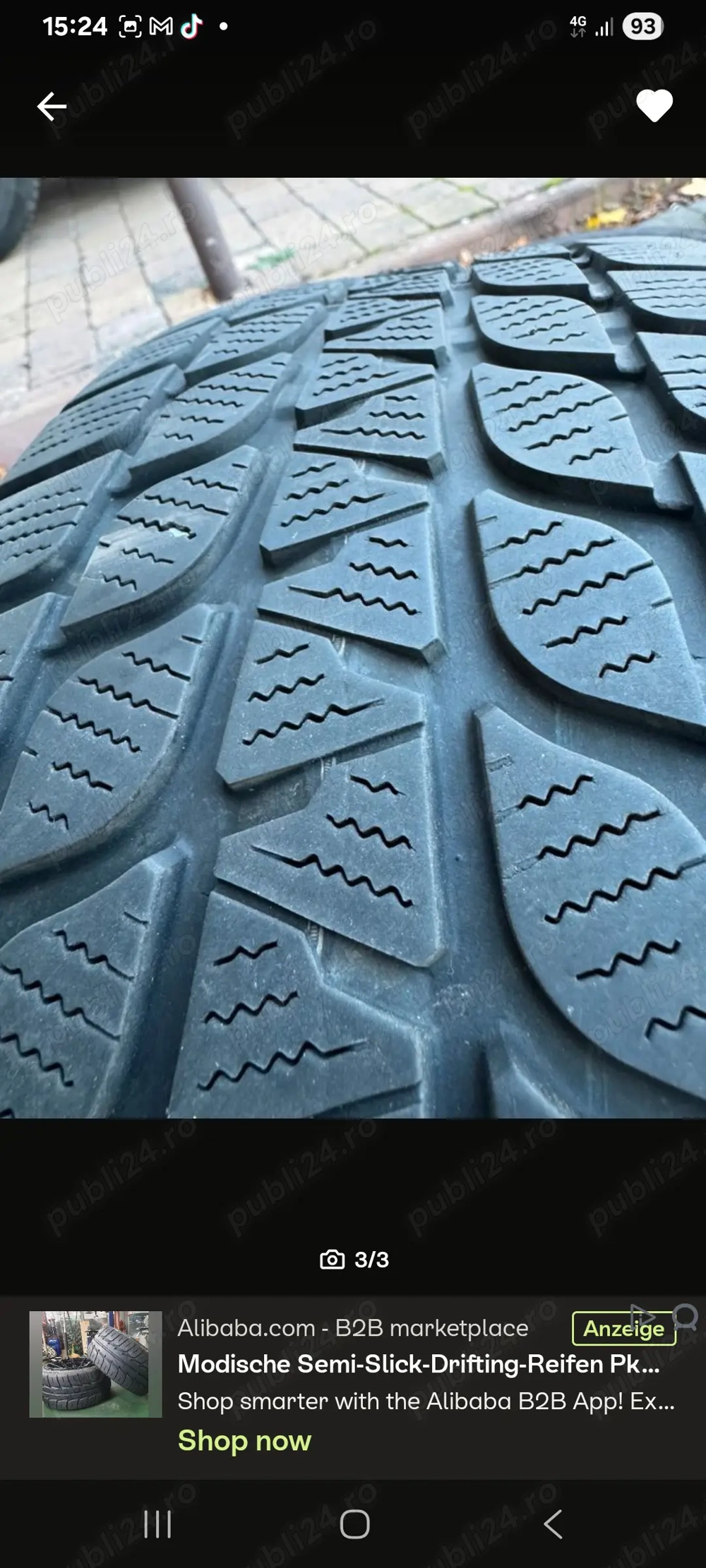 Cauciucuri cu jante în stare bună  aduse din Germania 