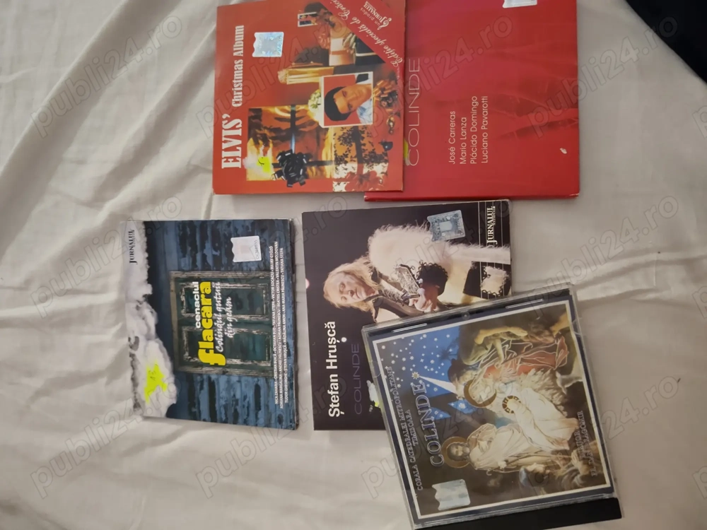 CD-uri colinde - Hrusca, Elvis, Pavarotti, Flacara