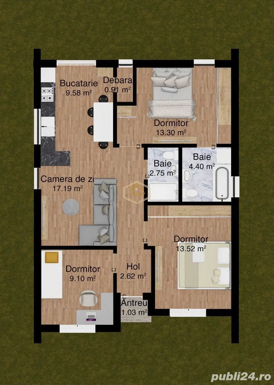 Casa Noua cu 3 camere | Padurea Noroieni