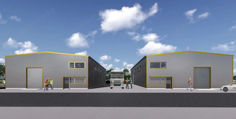 Doua hale noi alaturate - zona Drumul Intre Tarlale - Oxigenului