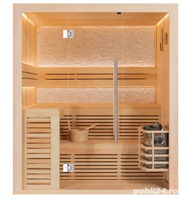  Sauna finlandeza Nordic Repose 180x160x210cm
