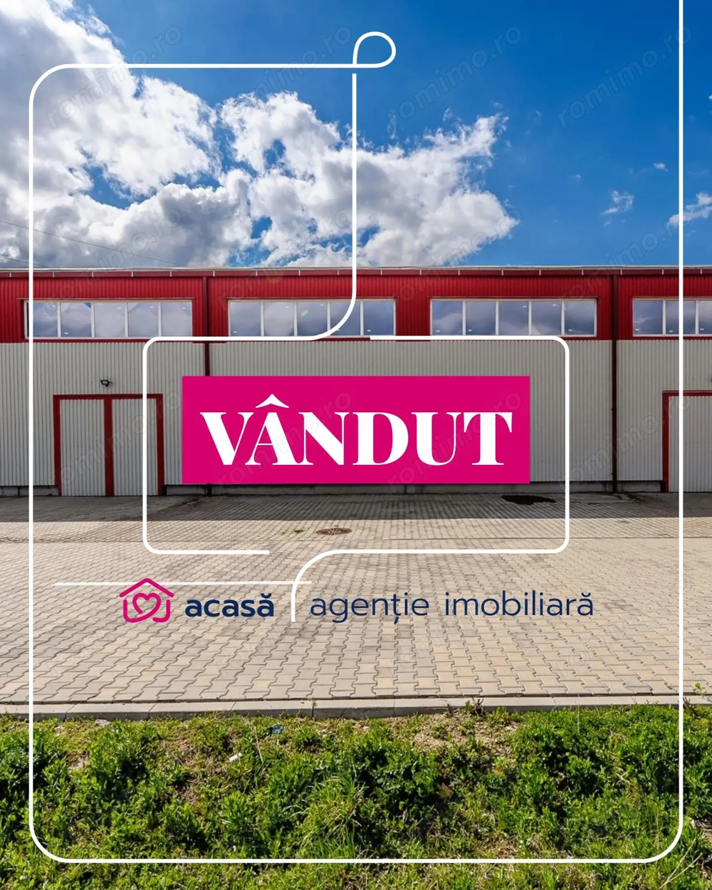 VANDUT - Hala industriala de vanzare in Parc Industrial UTA 2 Arad