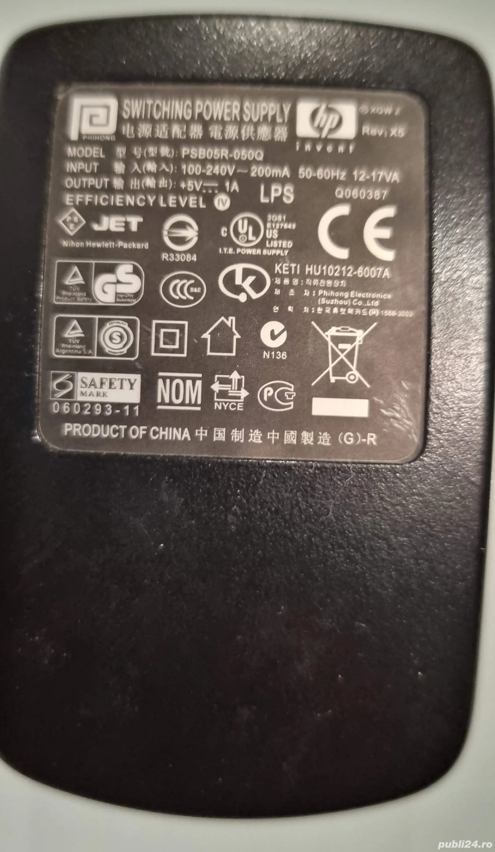  Sursa alimentare usb priza 5V 1A