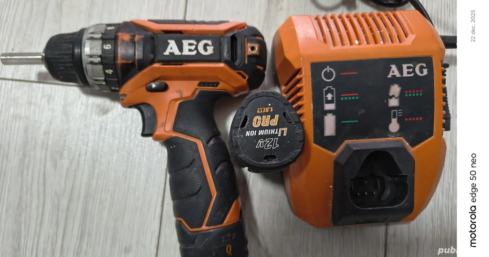 Autofioetanta AEG cu acumulatori 