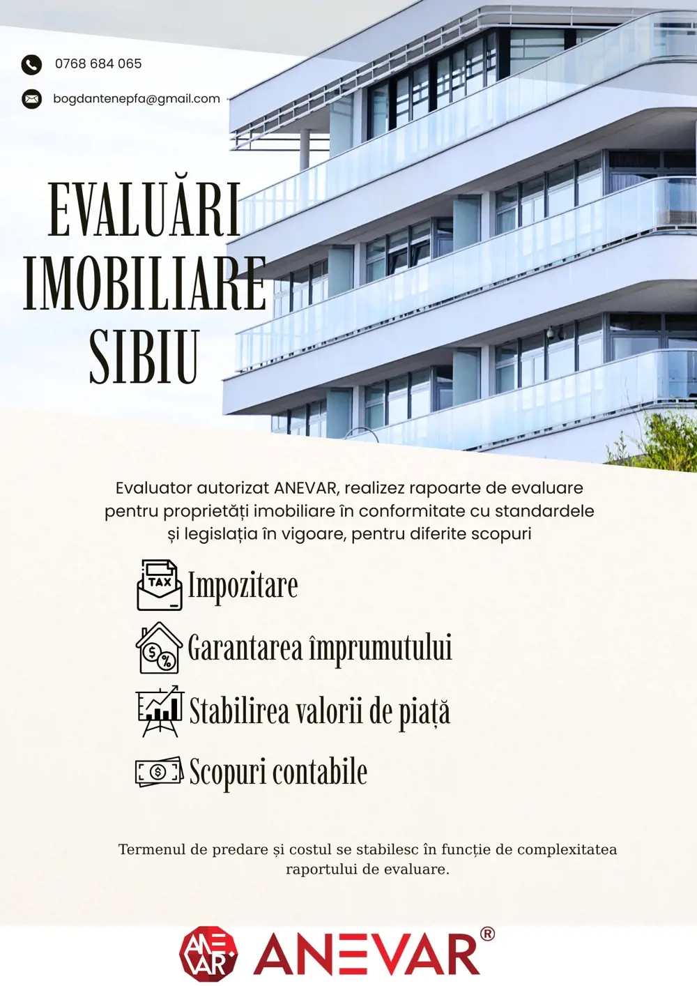 Evaluări imobiliare, evaluări pentru impozitare