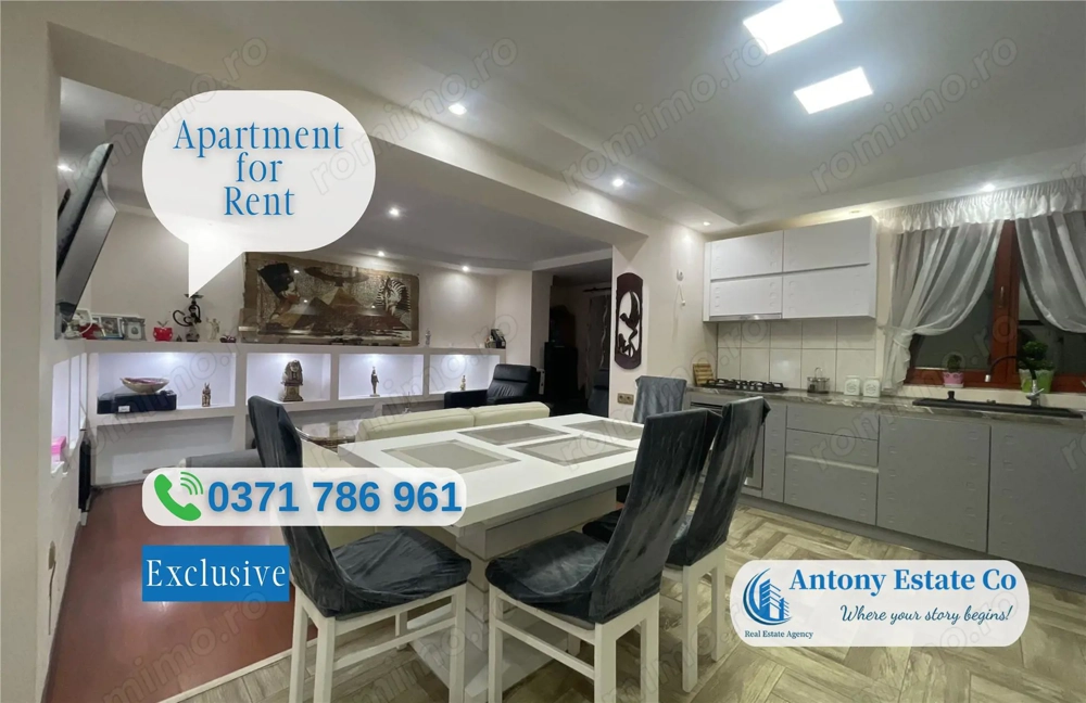 Apartament de închiriat, 3 camere, Rogerius - Oradea