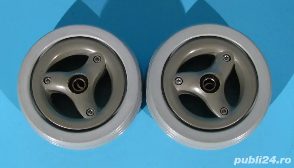 Roata cu cauciuc plin pentru carucior electric 150x50