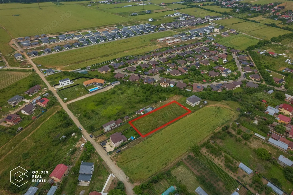 Teren construibil Balotesti, Str. Orhideelor,  1240 mp