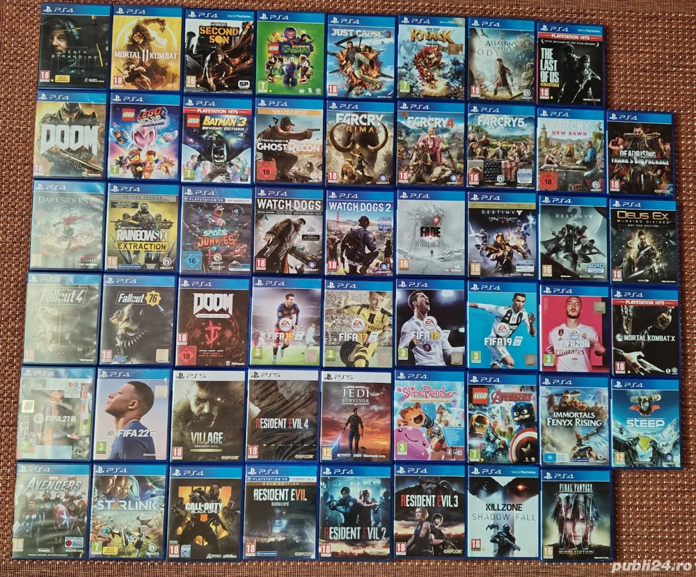  jocuri ps4 ps5 in stare impecabila