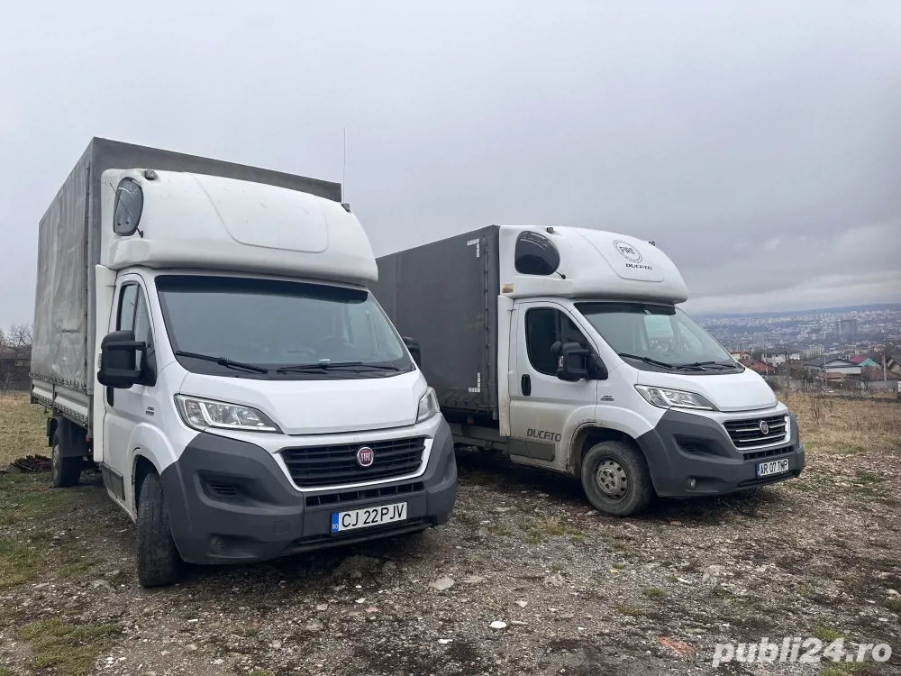 Transport marfa - 3.5t - 2 prelata + 1 descoperita 