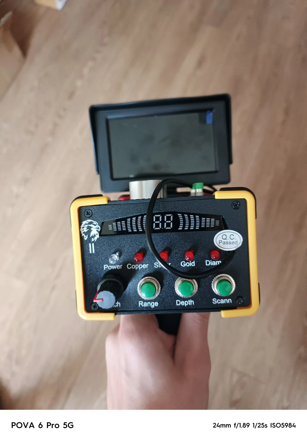 detector de metale ionic de distante lungi 