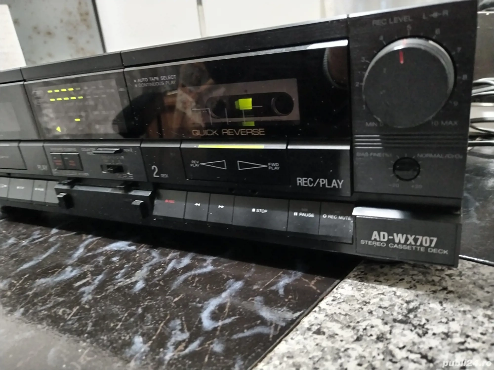 Dublu casetofon deck Aiwa AD-Wx707 