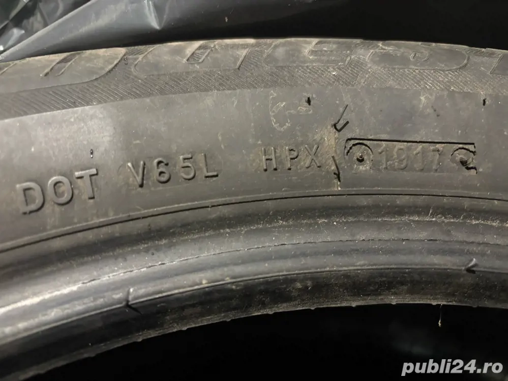 4 anvelope Bridgestone 225/55R18 vara – profil 4-5mm – DOT 1917