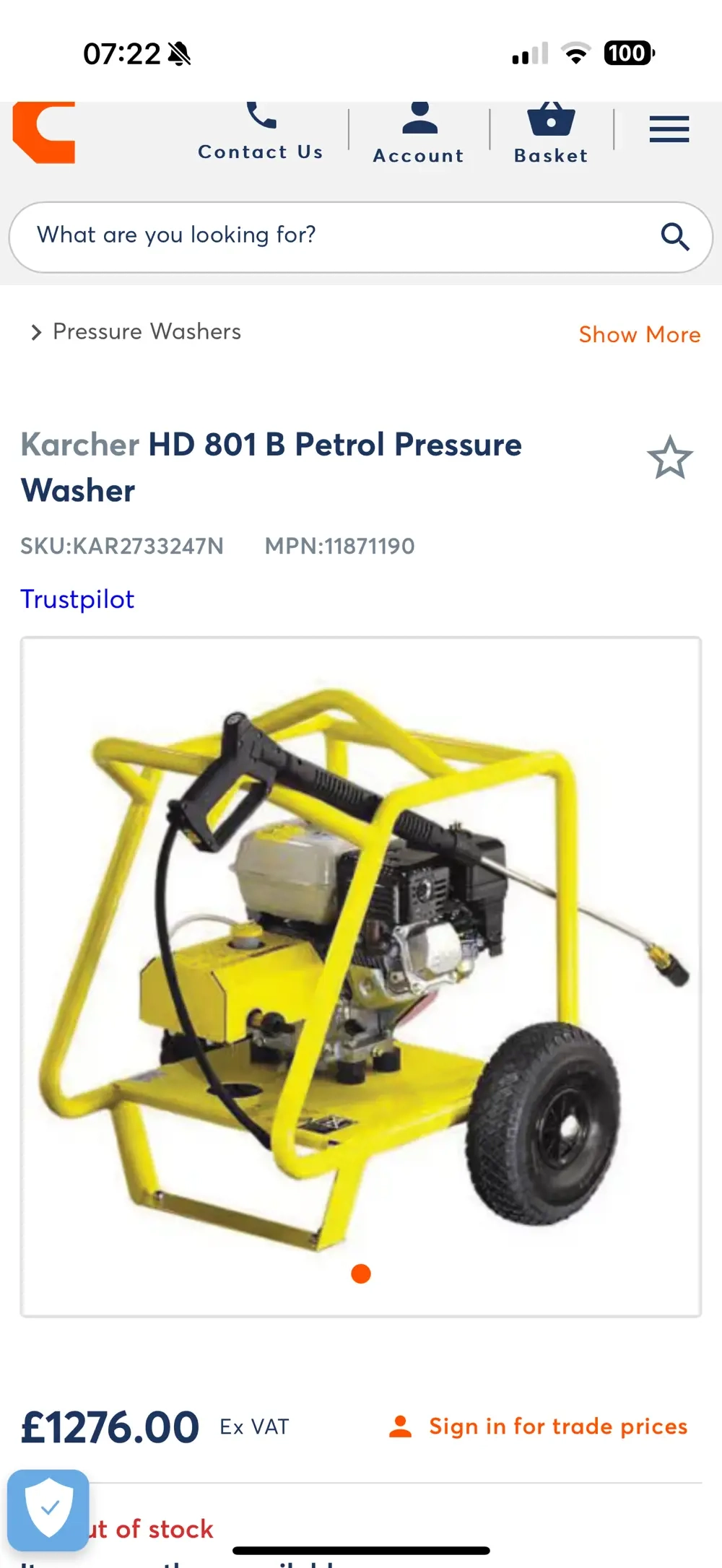 pompa karcher motor benzina honda