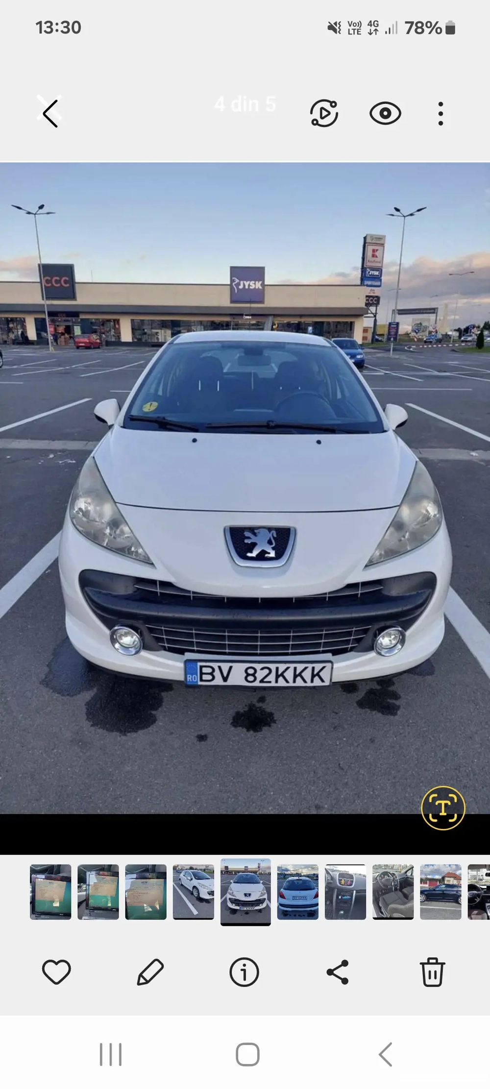 peugeot 207 1,6 vti