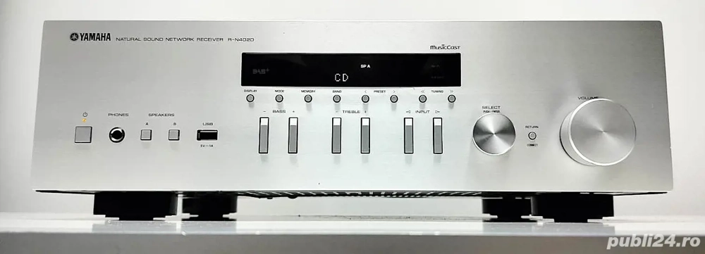 Yamaha R-N402 D amplificator WiFi USB Music Cast DLNA Airplay bluetooth flac dsd