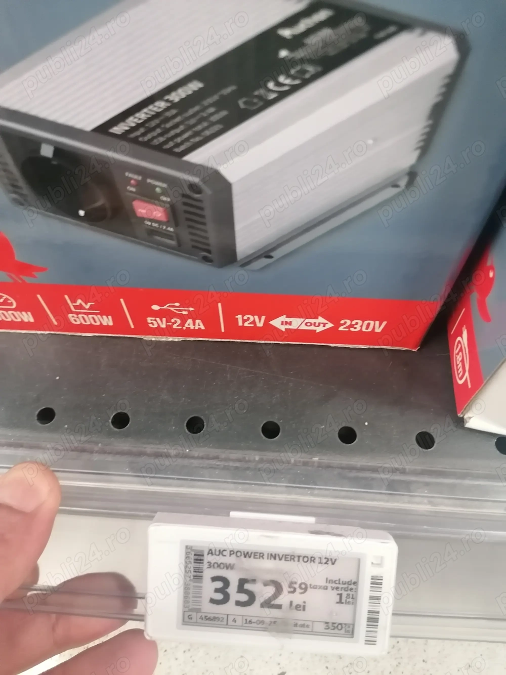 Invertor 600w auchan franta 199 ron